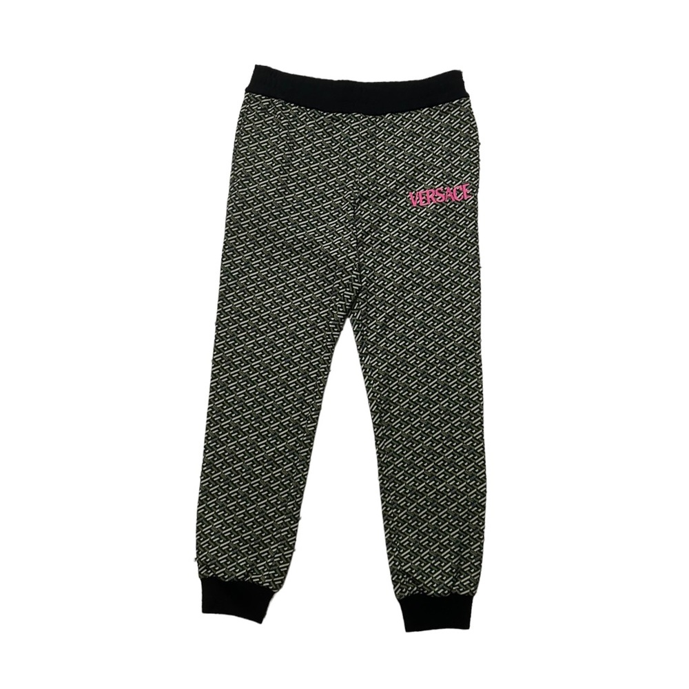 New Versace Greca Print Jogger Sweatpants Size Medium